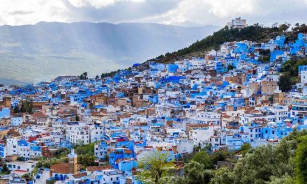 Kota Chefchaouen Adalah Sebuah Kota Biru Yang Unik Di Maroko